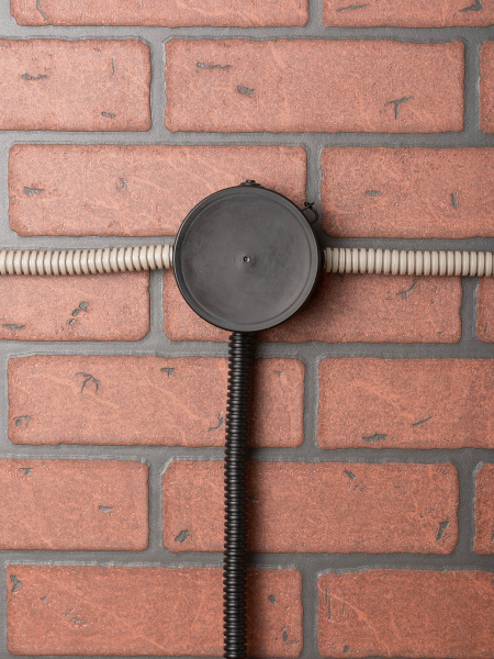 EKF PROxima Коробка распаячная КМР-040-039 с крышкой (85х40) 4 мембр. ввода чёрная IP54