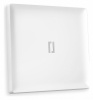 Лицевая панель ALFA (Белый матовый) для 1-кл  выключателей с подсветкой QUANT AP1220