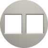 Donel Накладка 2-я для розеток RJ45, TV, SAT, шампань, серия D16, DO86951
