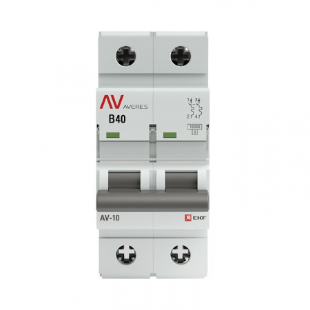 EKF Averes AV-10 Автоматический выключатель  (B) 2P 40А 10kA