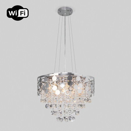 Умный подвесной светильник 10123/8 хром Eurosvet Lianna