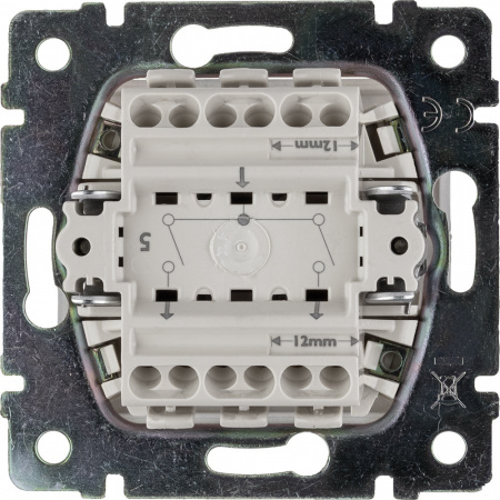 Legrand Valena Алюминий Выключатель 2-х клавишный