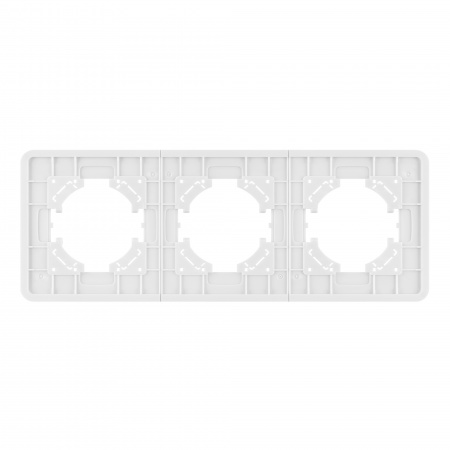 Arlight Рамка стеклянная FRM-OMALI-SFGS-3-WH (-)