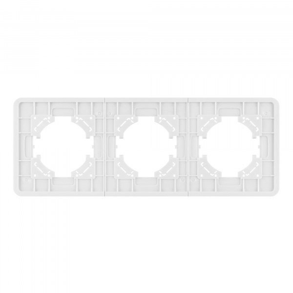 Arlight Рамка стеклянная FRM-OMALI-SFGS-3-WH (-)