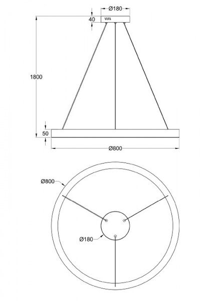 Подвесной светильник MOD415PL-L60BS4K Maytoni Saturno Подвесной светильник MOD415PL-L60BS4K Maytoni Saturno