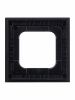ABB Axcent металл/матовый черный Рамка 1-постовая