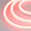 Arlight Лента герметичная WAVE-SIDE-A120-12x25mm 230V Red (12 W/m, IP67, 50m, wire x2) (Грибовидная форма)