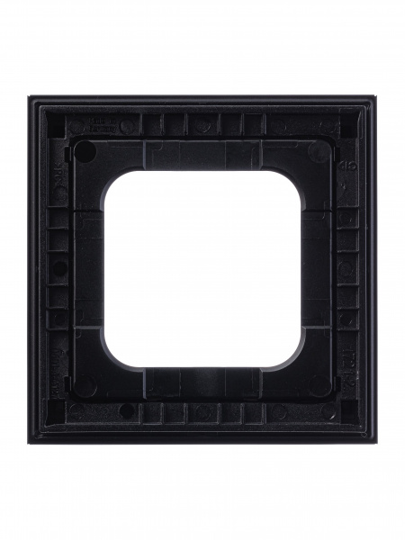 ABB Axcent металл/матовый черный Рамка 1-постовая