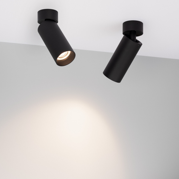 Arlight Светильник SP-GABI-SURFACE-FLAP-R50-9W Day4000 (BK, 60 deg, 230V) (IP40 Металл, 5 лет)