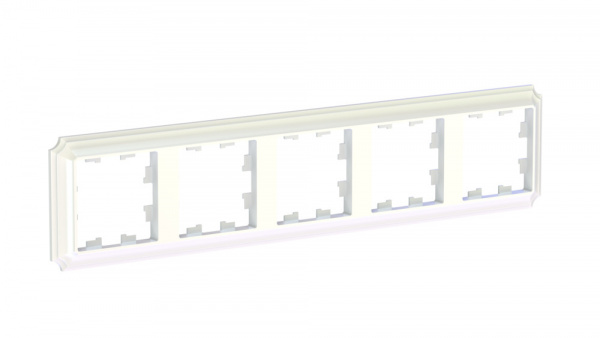 Systeme Electric AtlasDesign Antique Жемчуг Рамка 5-ая, универсальная