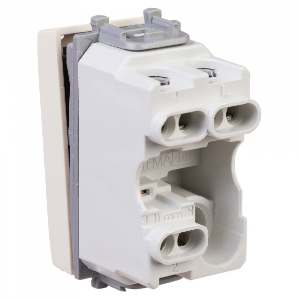 DKC Avanti Ванильная дымка Переключатель 16A 1 модуль