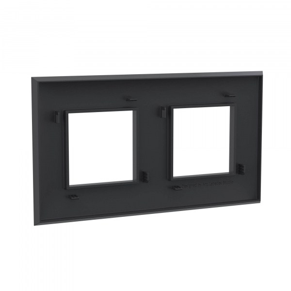 DKC Avanti Черный матовый Рамка 4 модуля