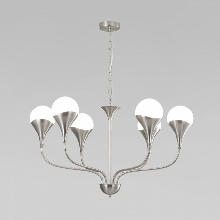 Подвесной светильник 60169/6 никель Eurosvet Calyx