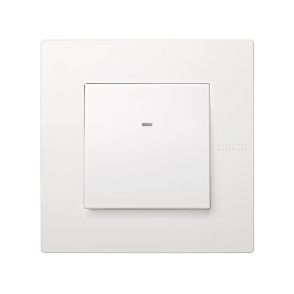 Simon 27  Белый Клавиша для выключателя с подсветкой IK07  Scudo