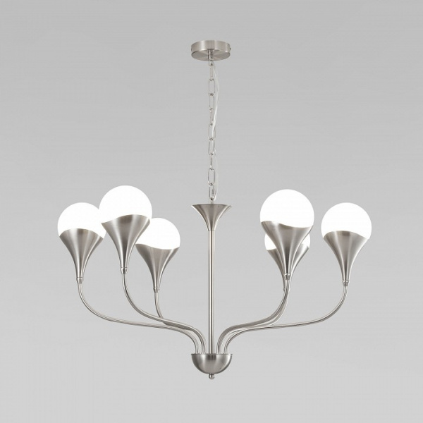 Подвесной светильник 60169/6 никель Eurosvet Calyx