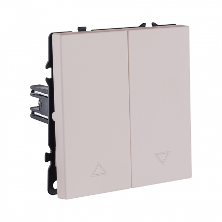 Механизм управления жалюзи 2-клавишный, кашемир матовый Kollinger Eclipse EC-013CM