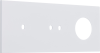Donel Рамка тройная на 1+2 тумблера + розетка, тип C/D, белый, серия N96 Collect, DTF3120WH