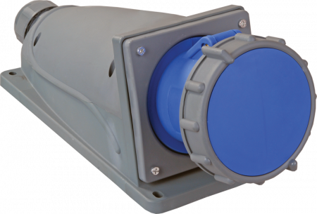 IEK Розетка стационарная ССИ-133 63А-6ч/200-250В 2Р+РЕ IP67 MAGNUM
