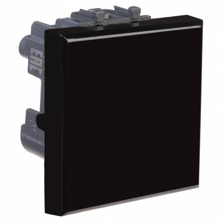 DKC Avanti Черный квадрат Кнопка 16A 2 модуля