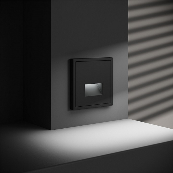 Подсветка светодиодная встраиваемая VOLTUM S70, (черный матовый) Подсветка светодиодная встраиваемая VOLTUM S70, (черный матовый)