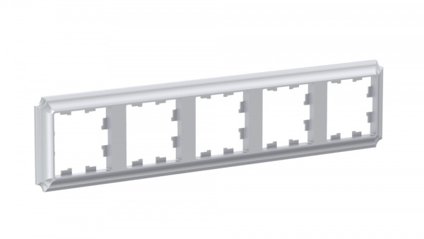 Systeme Electric AtlasDesign Antique Алюминий Рамка 5-ая, универсальная
