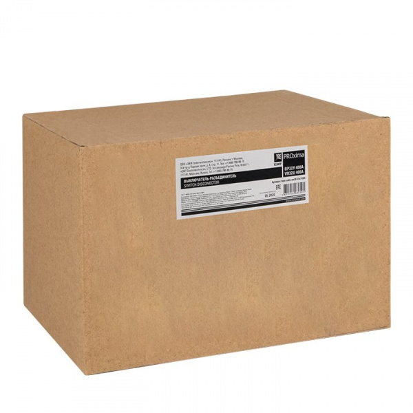 EKF PROxima Выключатель-разъединитель ВР32У-37А71220 400А 2 направ.с д/г камерами несъемная левая/правая рукоятка MAXima