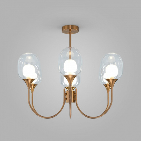 Подвесной светильник 70217/6 латунь Eurosvet Spritz