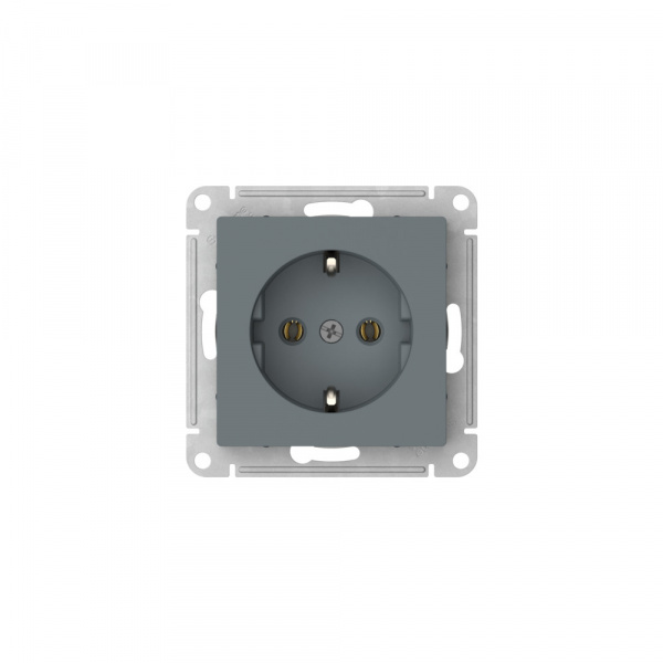 Systeme Electric AtlasDesign Грифель Розетка с заземлением, 16А, мех., быстрозажим. клем.