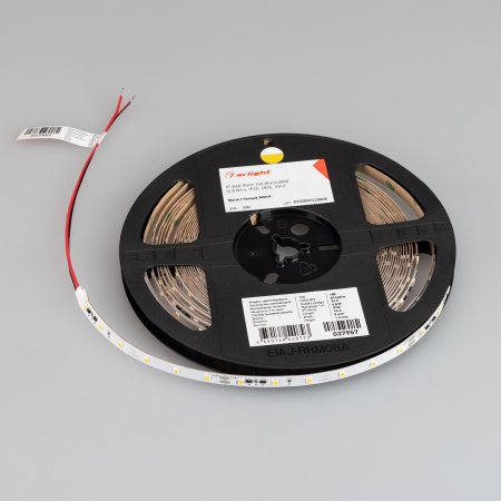 Светодиодная лента Arlight 4,8W/m 60LED/m 2835SMD теплый белый 10M IC-A60-8mm 24V Warm3000 037957