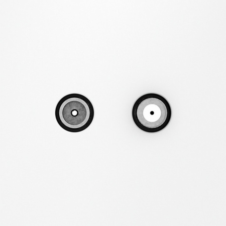 Розетка телевизионная встраиваемая VOLTUM S70 оконечная TV+SAT, (белый матовый)