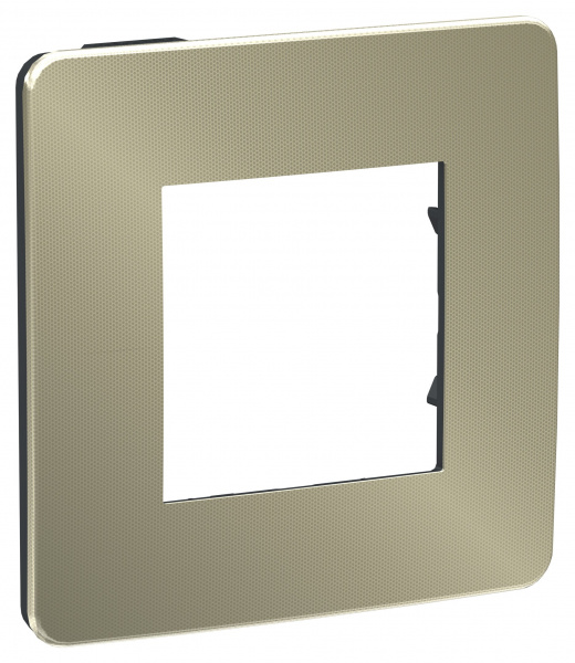 SE Unica Studio Бронза/Антрацит Рамка 1-ная