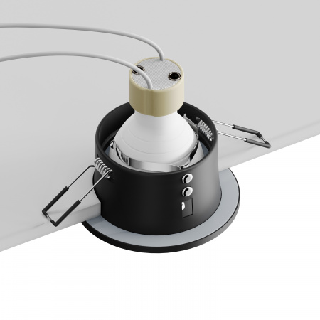 Встраиваемый светильник Nova HSBL_0178 IP44, 35Вт, GU10, чёрный