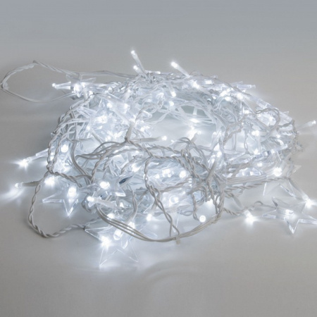 Гирлянда занавес бахрома белый 3*0,6м IP65 100-102 Eurosvet 100-102