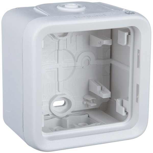 Legrand Plexo Arctic Антибактериальный Монтажная коробка 1-ая для наружного монтажа