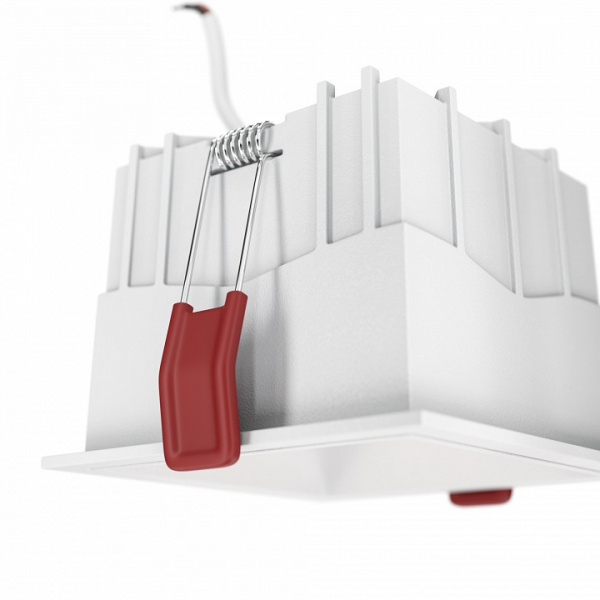 Встраиваемый светильник Downlight DL043-01-15W4K-D-SQ-W Maytoni Alfa