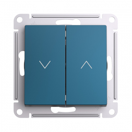 Systeme Electric AtlasDesign Изумруд Выключатель 2-клавишный жалюзи, 10А, механизм