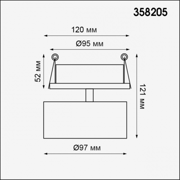 Светодиодный спот Novotech Lenti Konst 358205