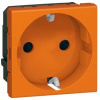 Legrand Mosaic Оранж.Розетка 2М с/з