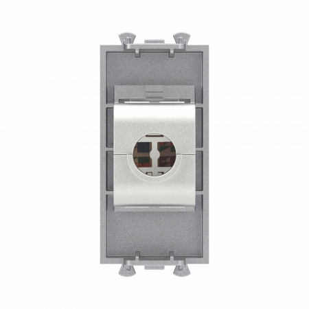 DKC Avanti Компьютерная розетка RJ-45 без шторки модульная, кат.6А экранированная, Закаленная сталь, 1 модуль