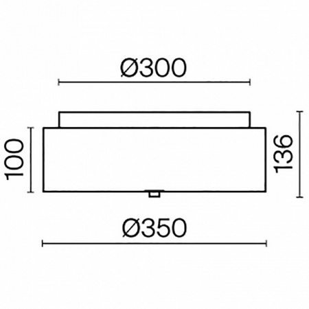 Потолочный светильник Modern MOD096CL-03G Maytoni Ripple