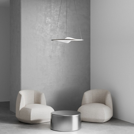 Подвесной светодиодный светильник 40026/1 LED серый Eurosvet Occhio