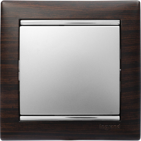 Legrand Valena Алюминий Выключатель 1-клавишный