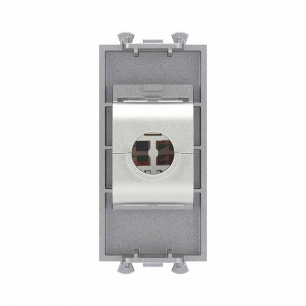 DKC Avanti Компьютерная розетка RJ-45 без шторки модульная, кат.6А экранированная, Закаленная сталь, 1 модуль