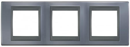 Schneider Electric Unica Top Грэй Графит Рамка 3-ая