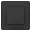 SE Blanca внутр Антрацит Переключатель 1-клавишный, 10А, 250B