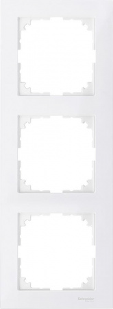 SE Merten SM M-Pure Полярно-Бел Рамка 3-ая