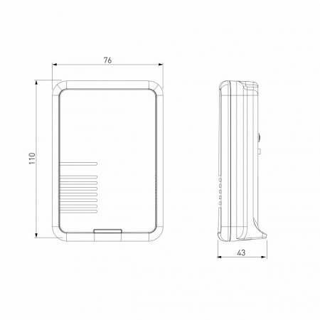 Звонок беспроводной 36M IP44 V2 DBQ02M WL 36M IP44 Elektrostandard DBQ01 a067341