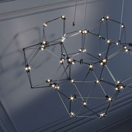 Подвесной светильник 90169/5 черный жемчуг Eurosvet Uma