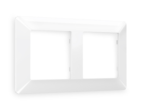 Рамка ALFA Line (Белый глянец) 2-ая AF110102