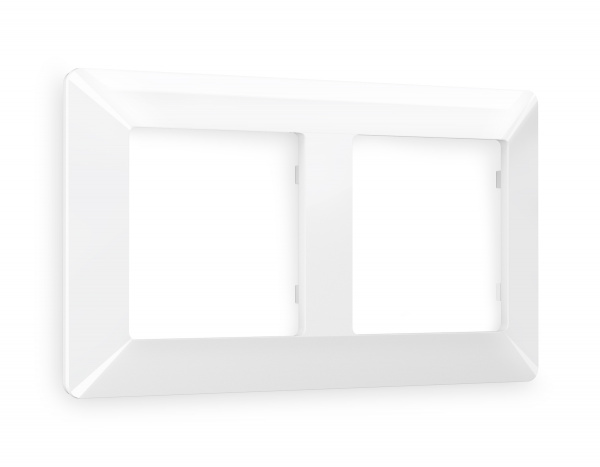 Рамка ALFA Line (Белый глянец) 2-ая AF110102